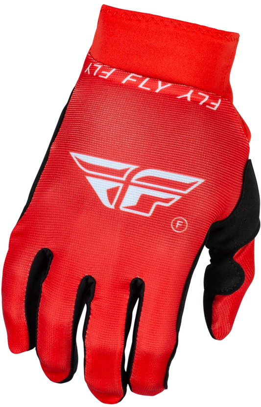FLY Racing 2025 Youth Pro Lite Gloves Red/White Youth Large