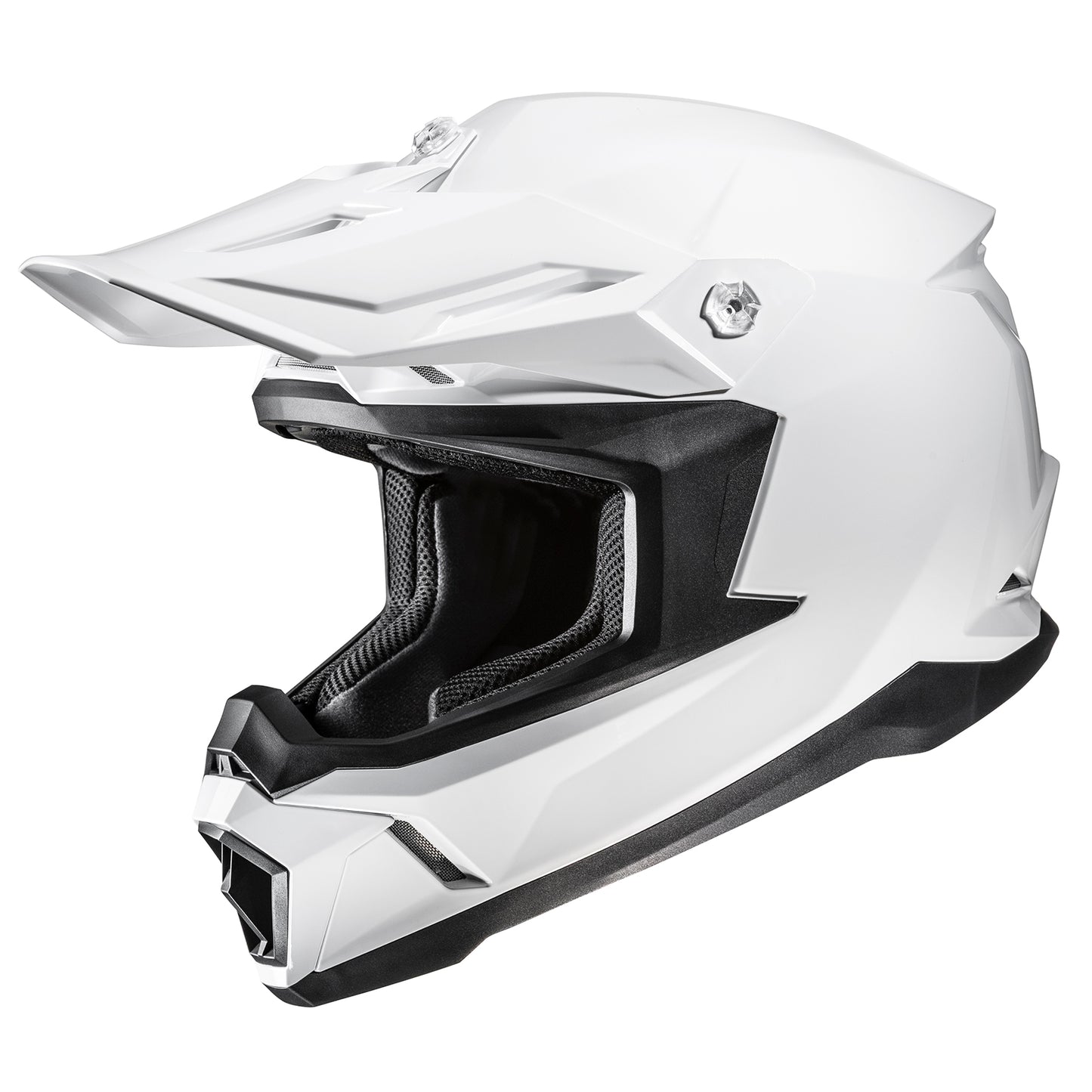 HJC C50 Solid Pearl White Offroad Helmet