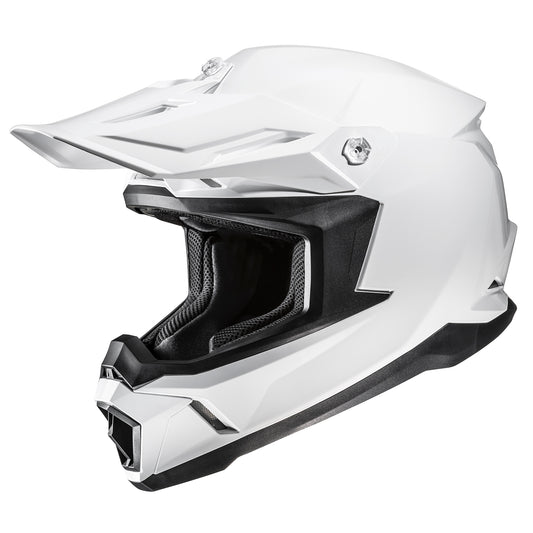 HJC C50 Solid Pearl White Offroad Helmet