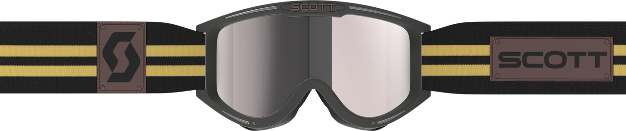 SCOTT - 411703-1098015 - 89X ERA GOGGLE BLACK/BEIGE SILVER CHROME