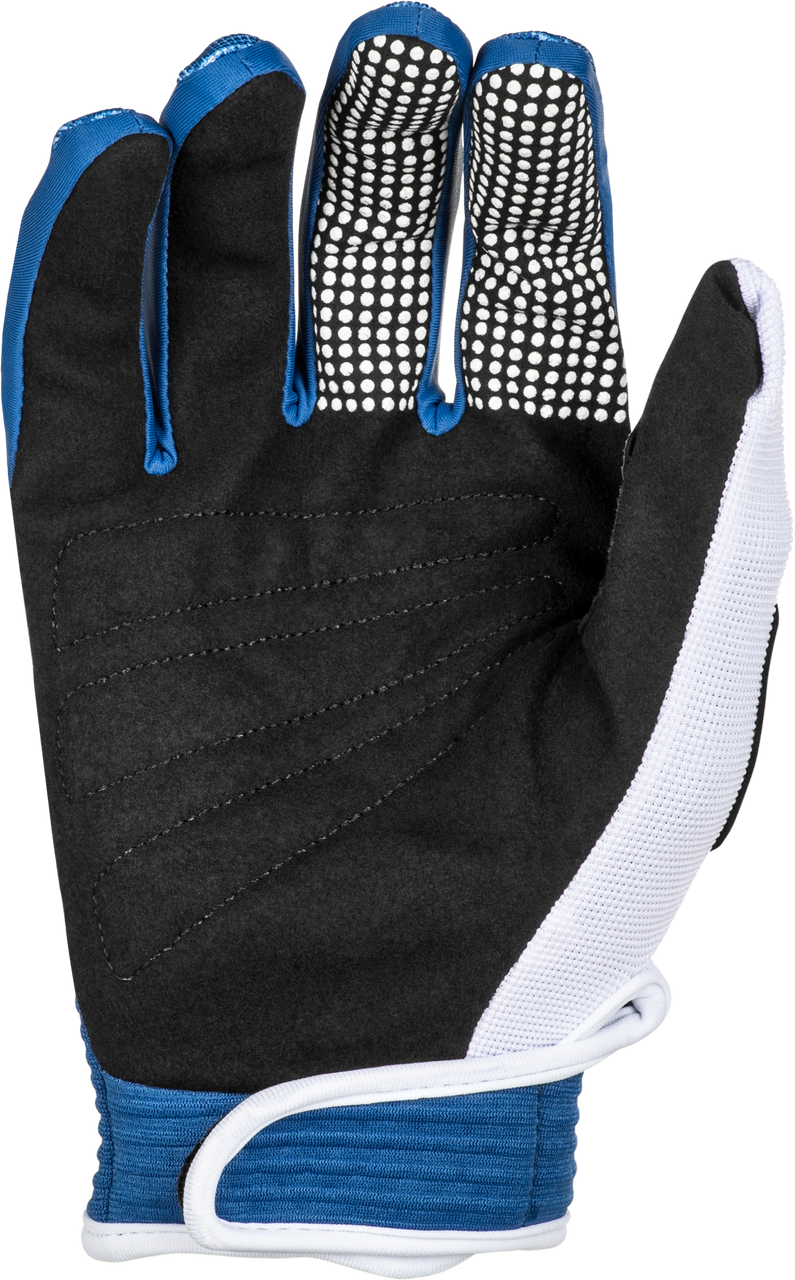 FLY Racing 2025 Youth F-16 Gloves Dark Blue/White