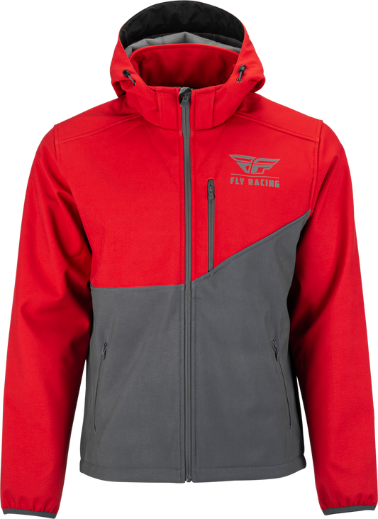 FLY Racing Checkpoint Jacket Grey/Red