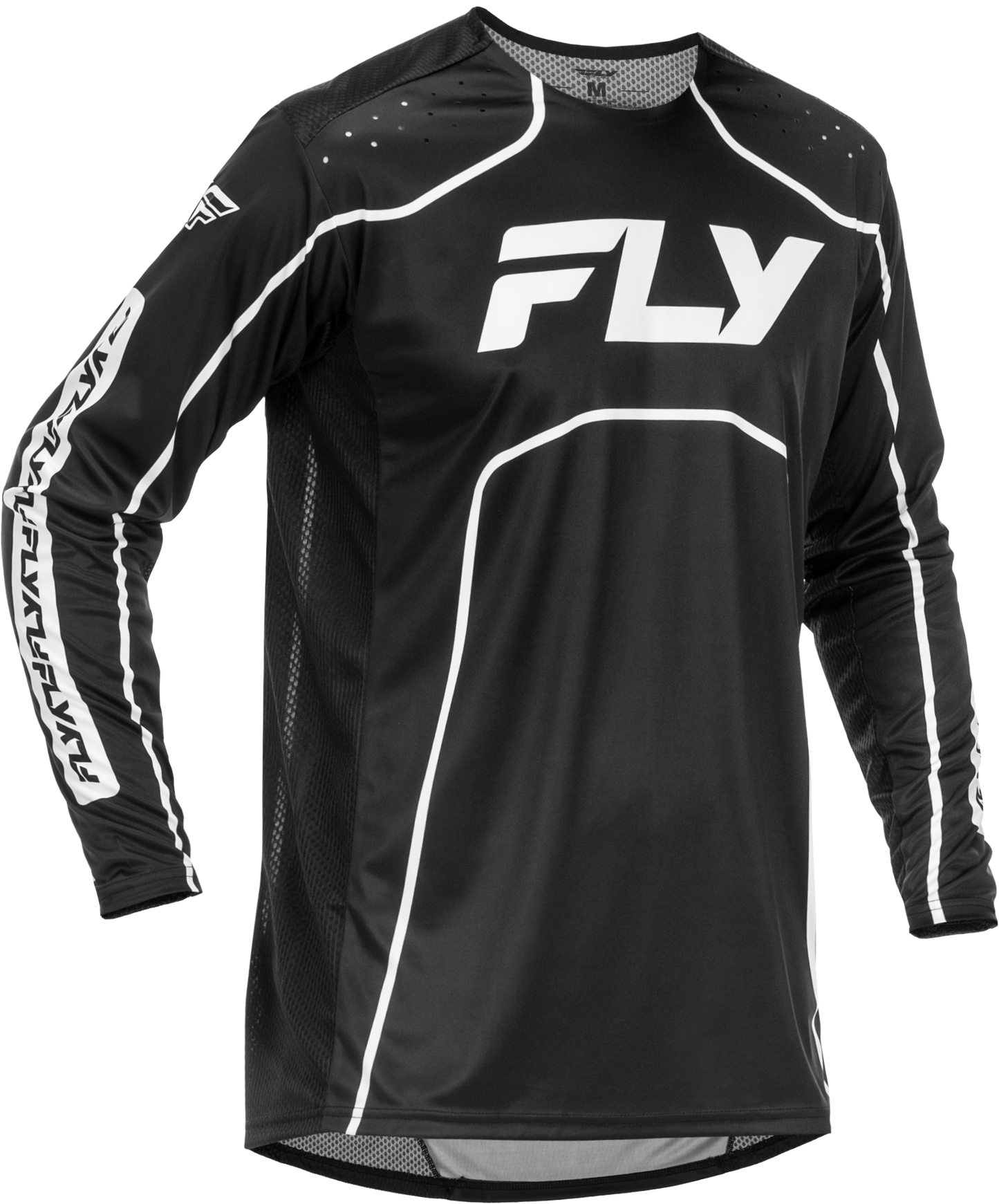 FLY Racing 2026 Youth Rayce Bicycle Black/White Jersey Pant Combo