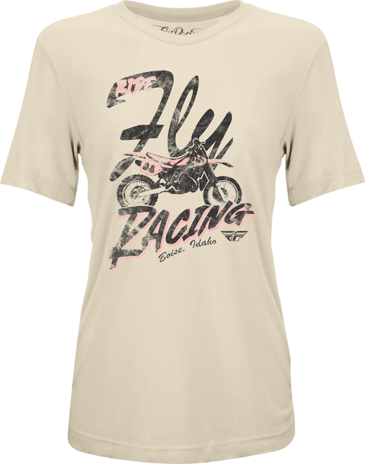 FLY Racing Womens Vintage Tee Bone