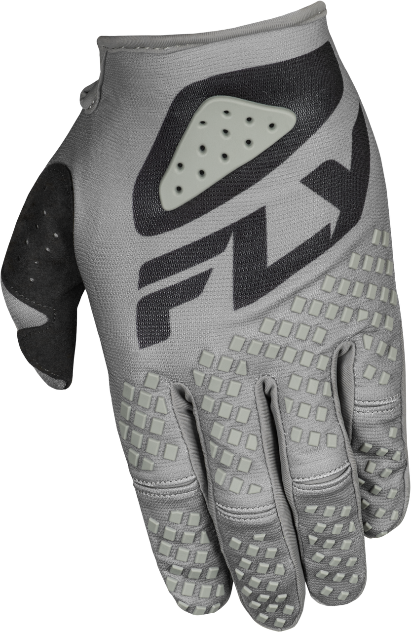 FLY Racing 2025 Youth Kinetic Sym Gloves Grey/Black