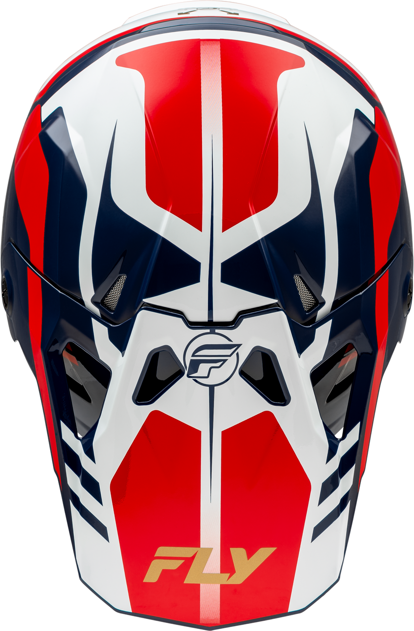 FLY Racing 2025 Youth Formula CP Krypton Helmet Red/White/Navy Youth Large