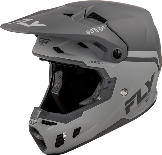 FLY Racing 2025 Youth Formula CC Objective Helmet Matte Black/Grey Youth Large