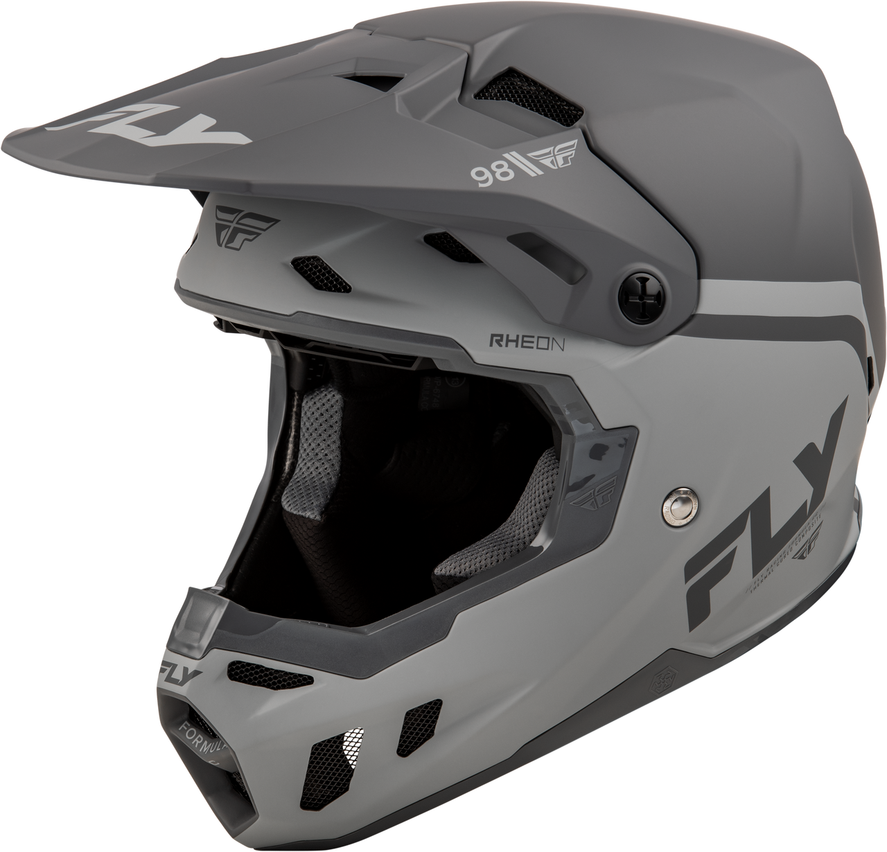 FLY Racing 2025 Formula CC Objective Helmet Matte Black/Grey