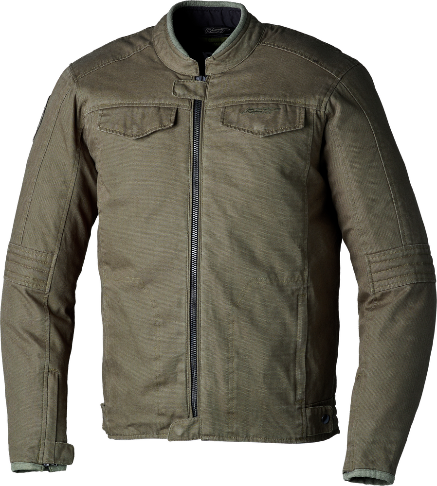 RST IOM TT Crosby 2 CE Jacket Olive