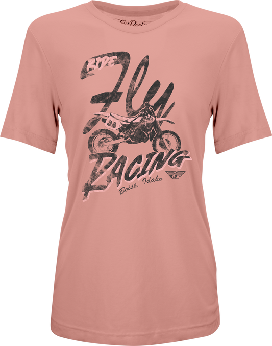 FLY Racing Womens Vintage Tee Pink