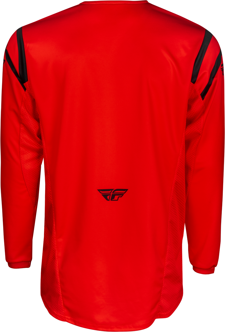 FLY Racing 2025 Kinetic Center Jersey Red/Black