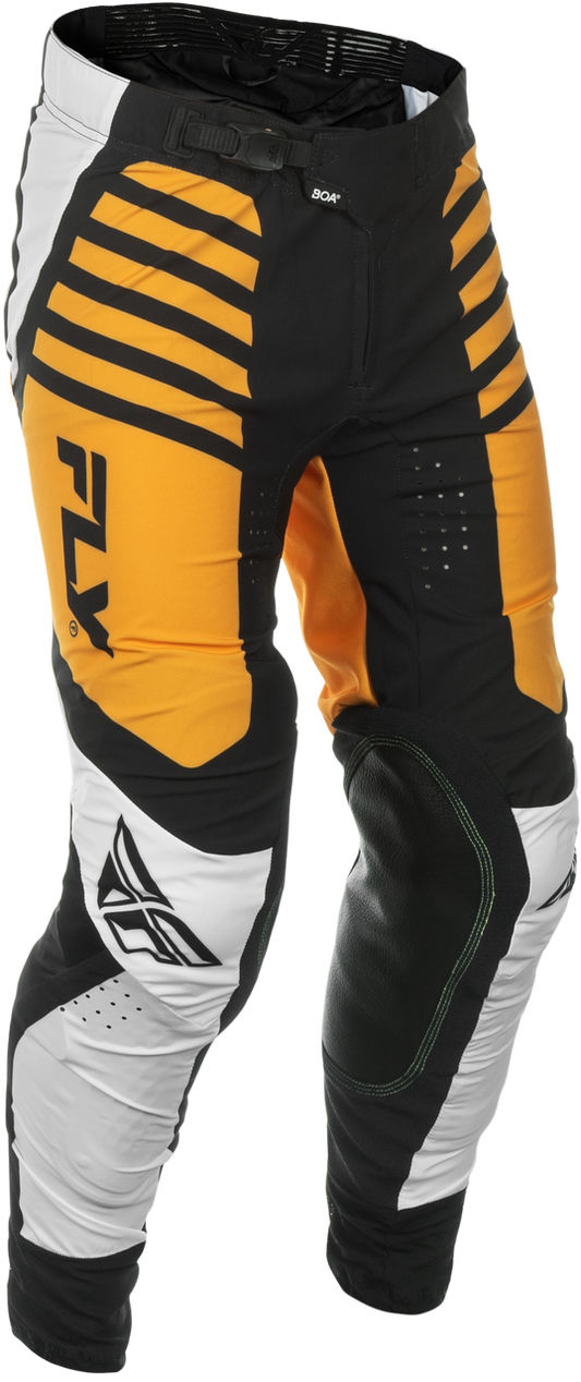FLY Racing 2025 Lite Pant White/Black/Mustard