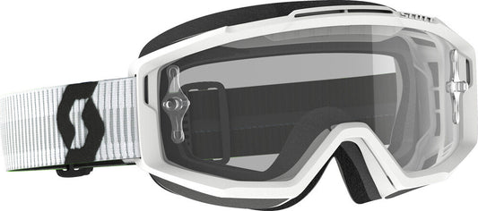 SCOTT - 285537-0002113 - SPLIT OTG GOGGLE WHITE W/CLEAR WORKS LENS