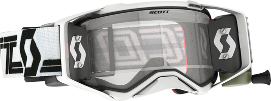 SCOTT - 278595-1035113 - PROSPECT GOGGLE SUPER WFS WHITE/BLACK W/CLEAR WORKS