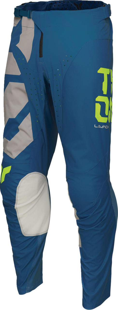 Thor 2025 Youth LAUNCHMODE Forge Jersey Pant Combo Blue