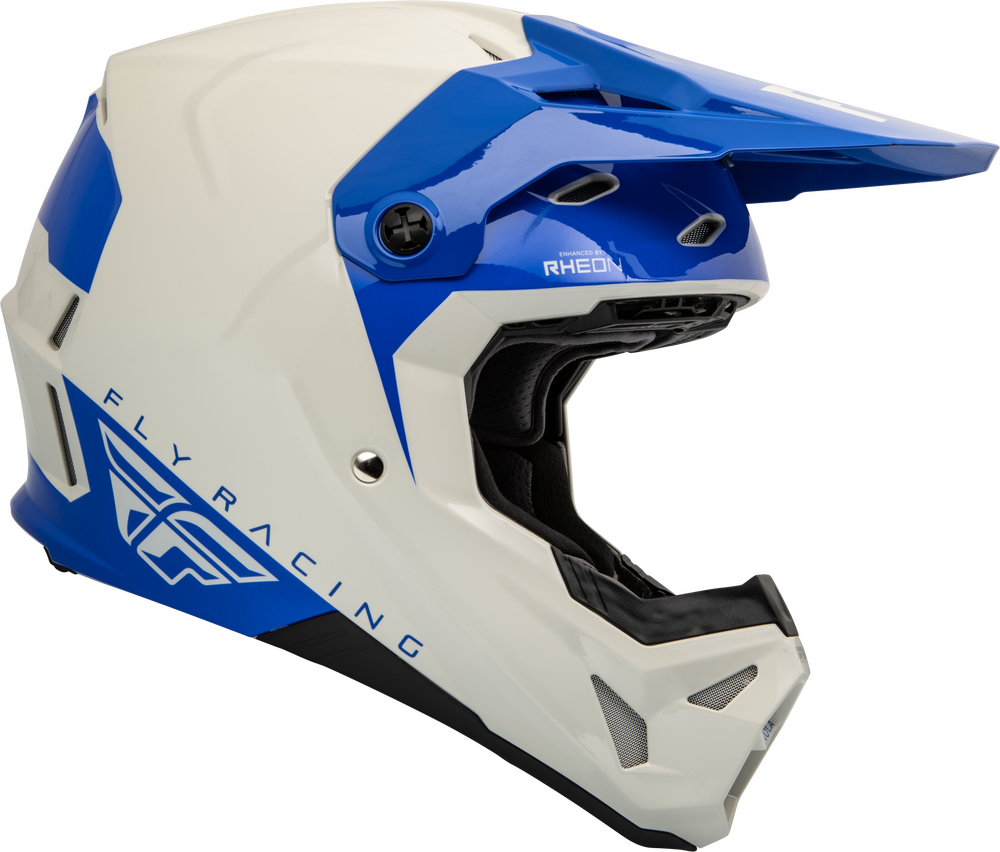 FLY Racing 2023 Formula CP Slant Offroad Helmet Grey/Blue