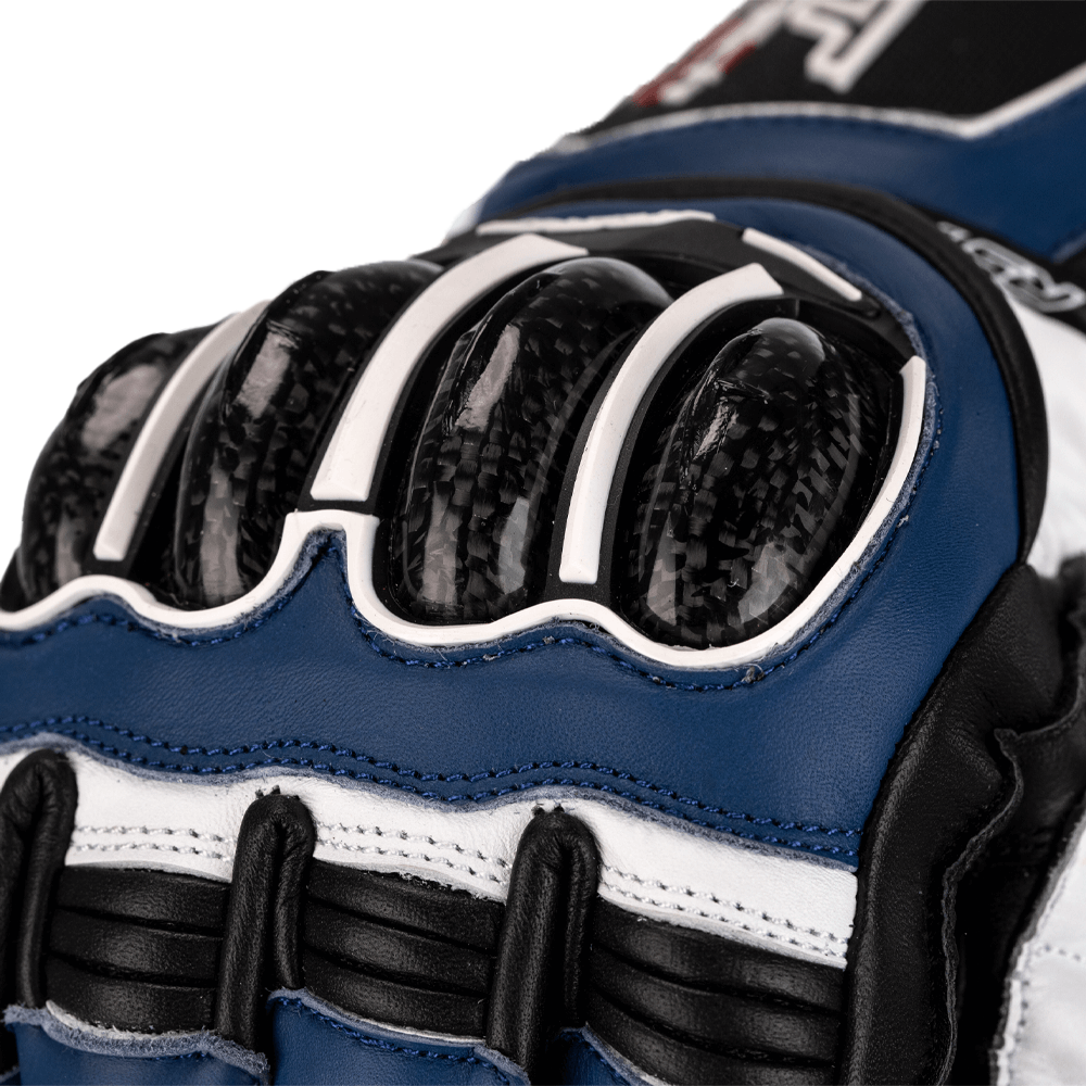 RST Tractech EVO 4 CE Gloves Blue/White/Black
