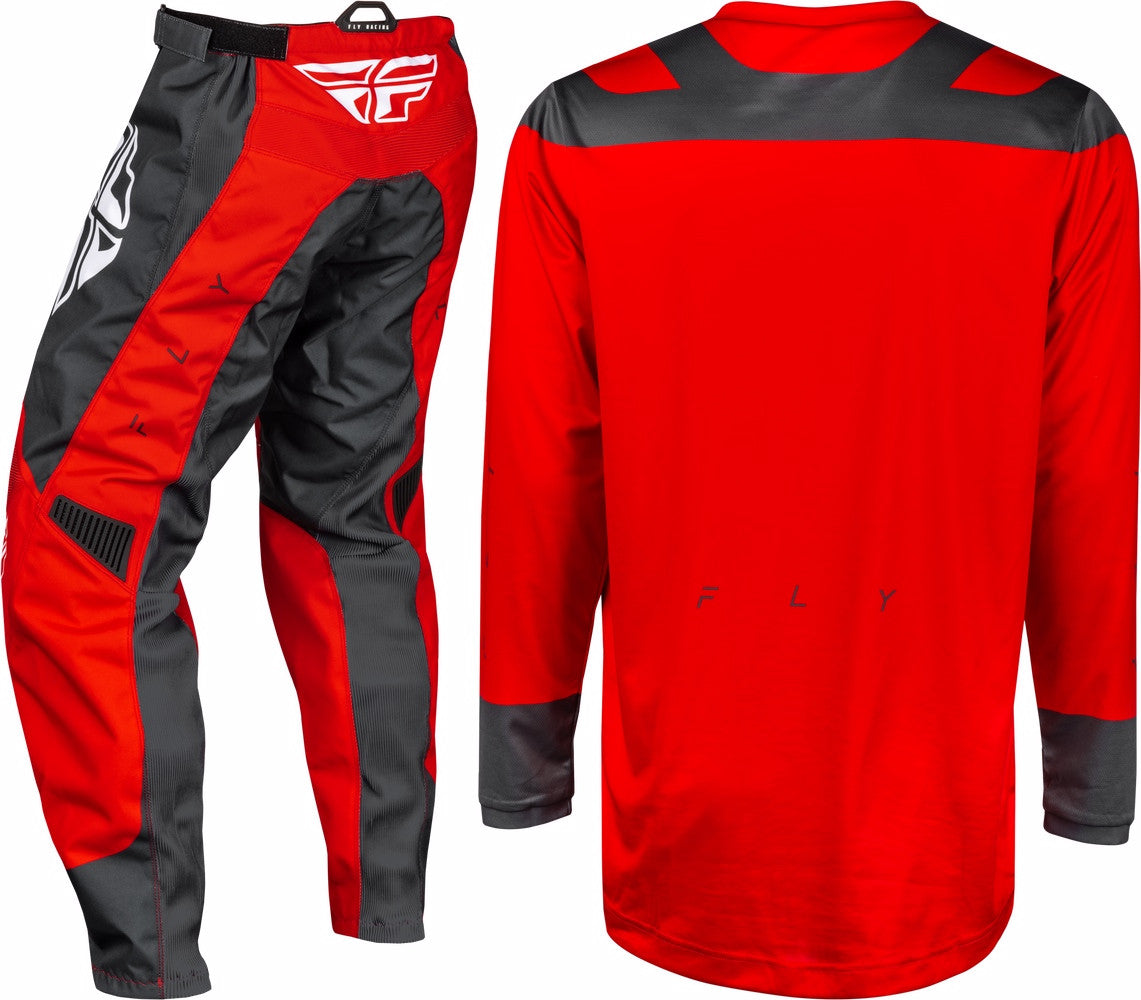 FLY Racing 2024 F-16 Jersey Pant Combo Red/Charcoal/White