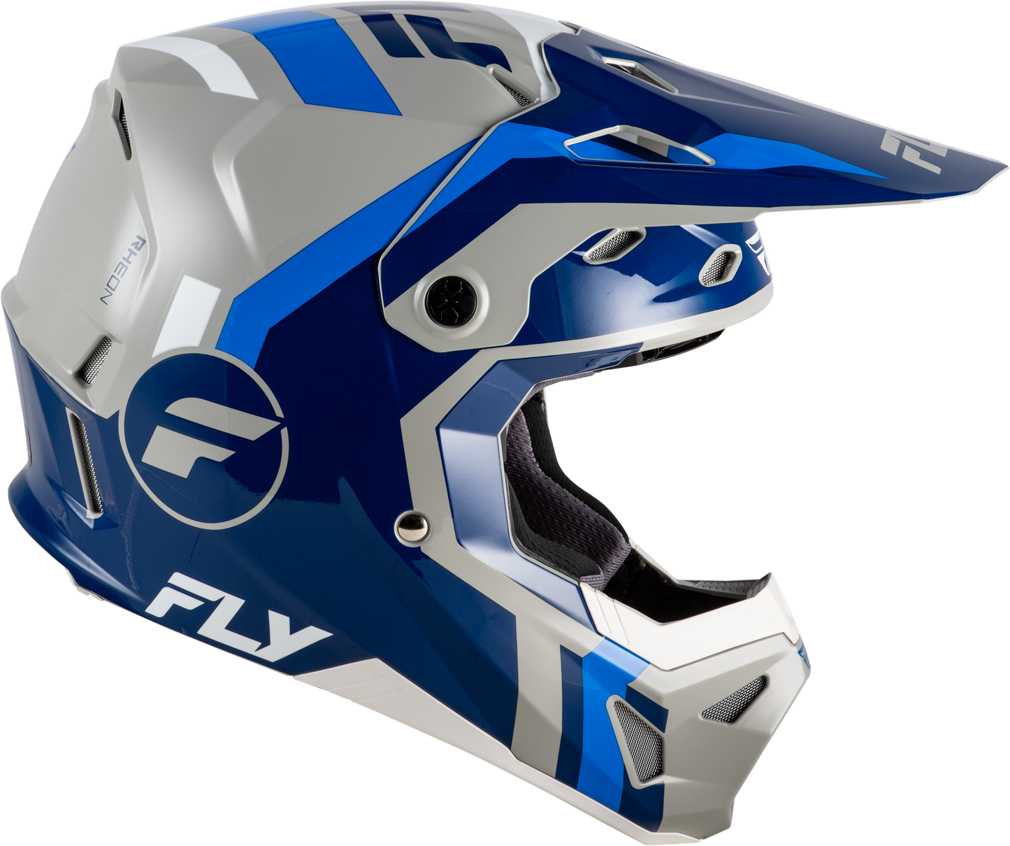 FLY Racing 2026 Formula CP Seal Helmet Navy/Blue/Grey