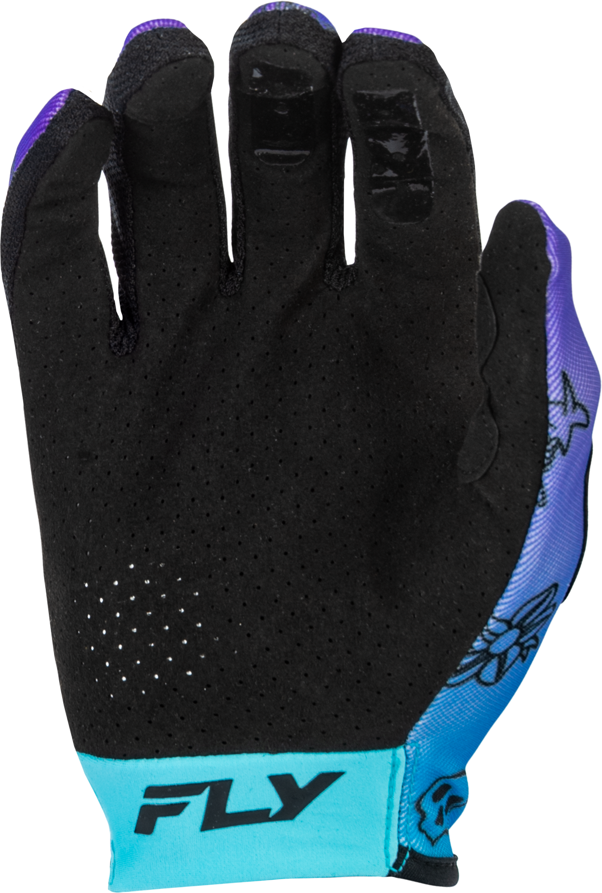 FLY Racing 2026 Lite Outline Gloves Purple/Blue/Black