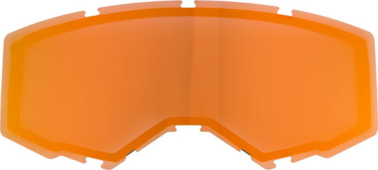 FLY RACING - FLB-019 - DUAL LENS W/O VENTS ADULT POLARIZED ORANGE MIRROR/SMOKE