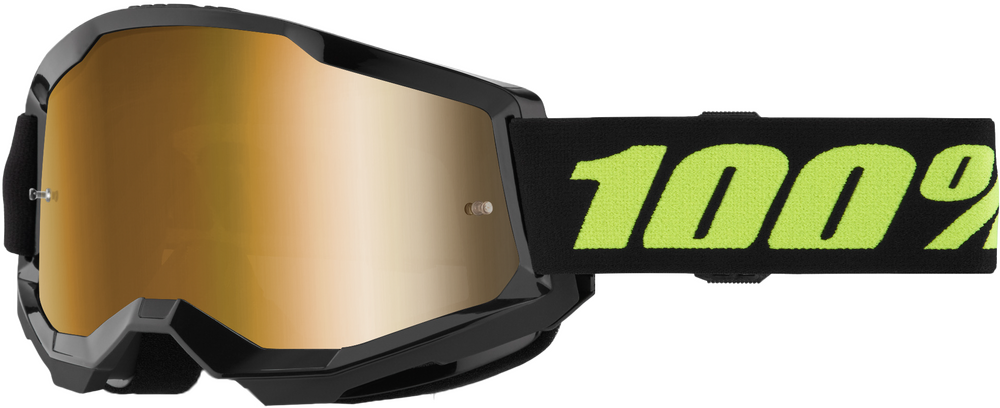 100% - 50028-00022 - STRATA 2 GOGGLE SOLAR ECLIPSE MIRROR TRUE GOLD