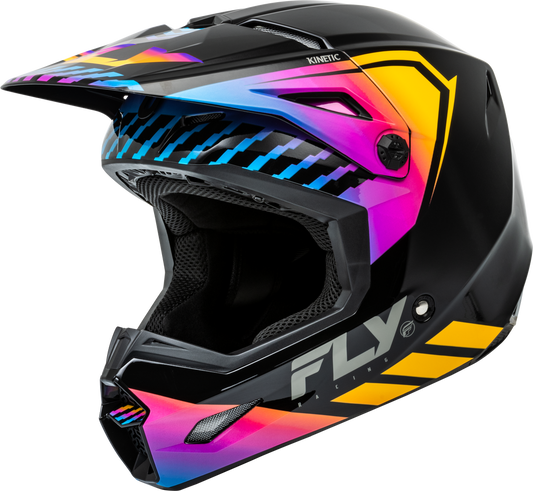 FLY Racing 2024 Kinetic Menace Offroad Helmet Black/Sunrise