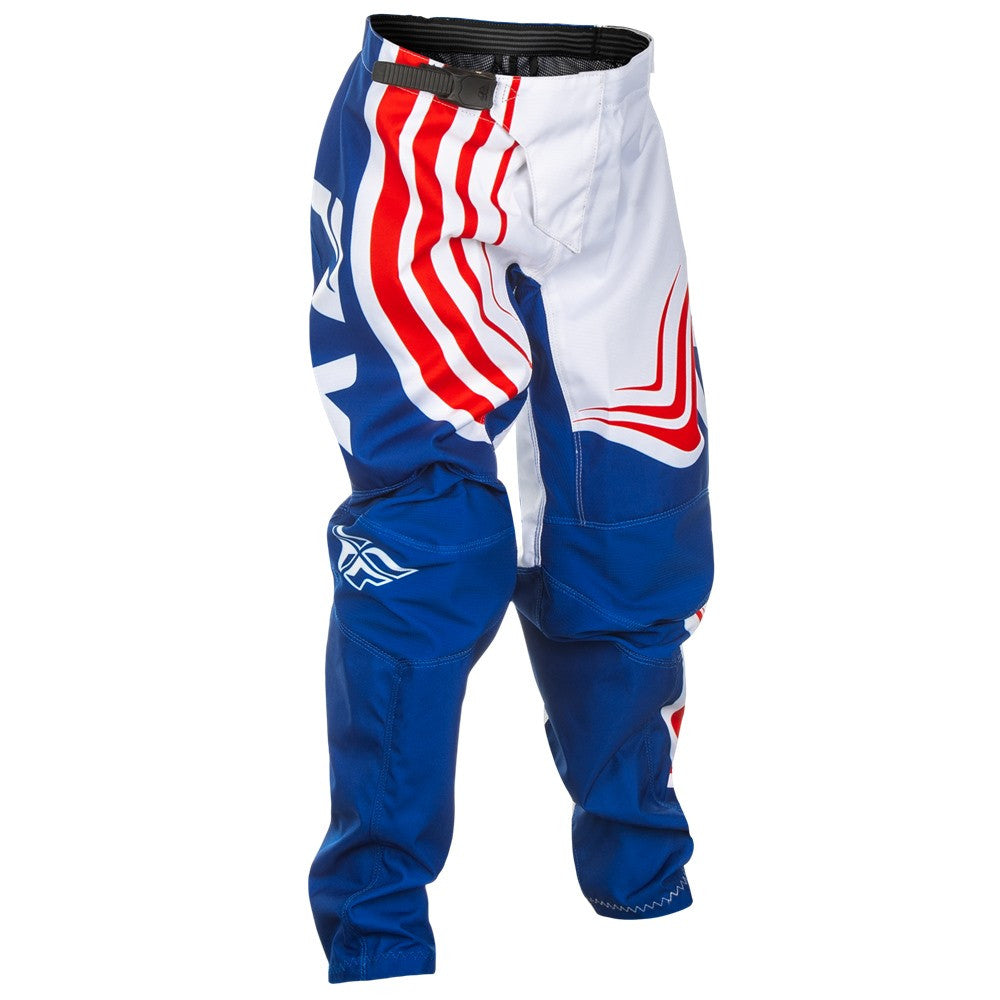FLY Racing 2025 Youth F-16 Jersey Pant Combo Red/White/Blue