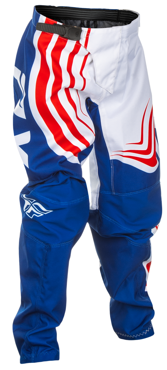 FLY Racing 2025 Youth F-16 Pant Red/White/Blue
