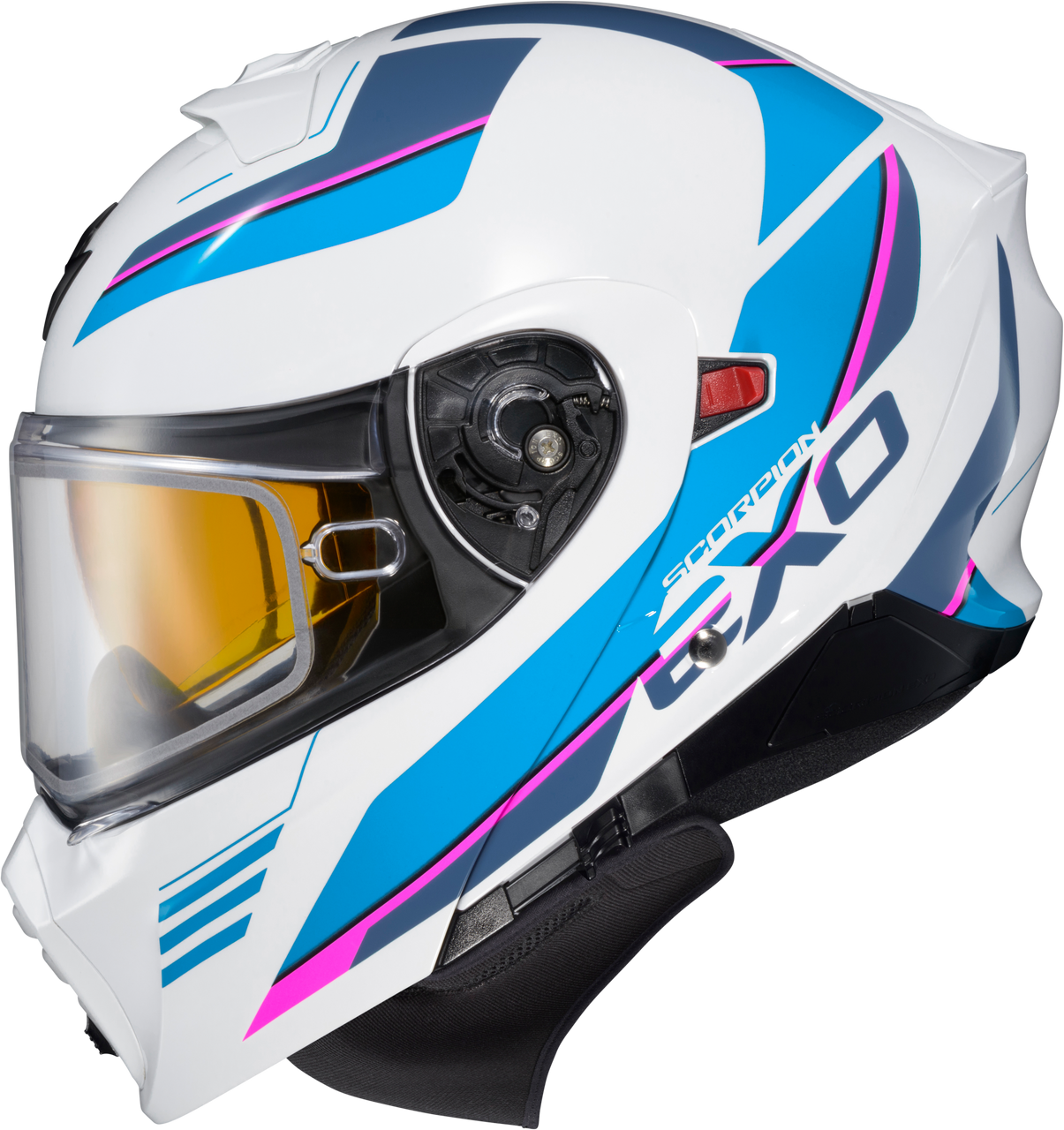 Scorpion EXO-GT930 Cold Weather Dual Pane Snow Helmet Modulus White/Blue
