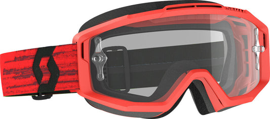 SCOTT - 285537-0084113 - SPLIT OTG GOGGLE DARK RED W/CLEAR WORKS LENS