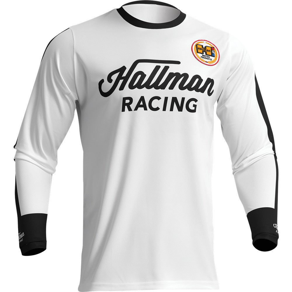Thor 2024 Hallman Differ Roost Jersey - White/Black