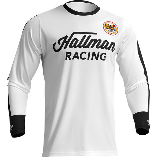 Thor 2024 Hallman Differ Roost Jersey - White/Black