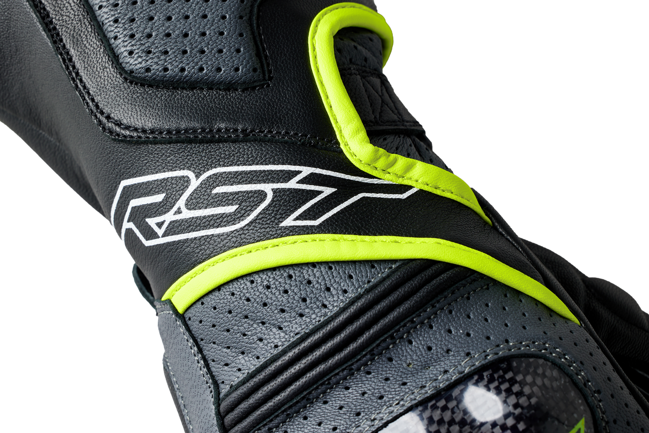 RST Fulcrum CE Gloves Grey/Flo Yellow/Black