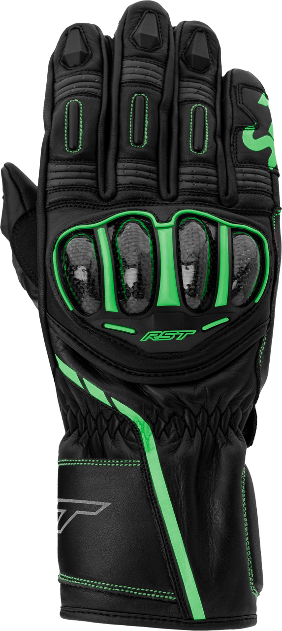 RST S1 CE Gloves Black/Grey/Neon Green