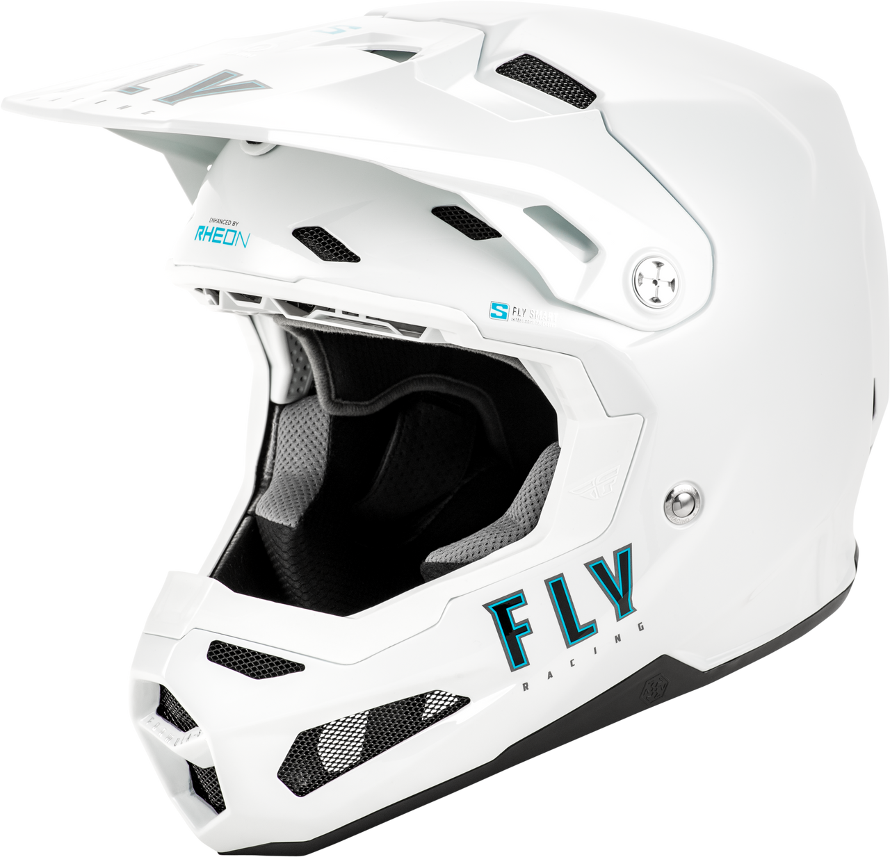 FLY Racing 2025 Formula S Carbon Solid Helmet White