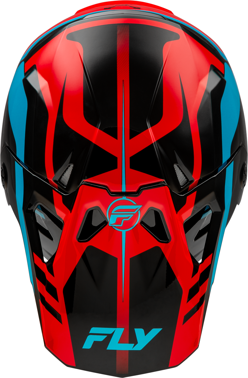 FLY Racing 2025 Youth Formula CP Krypton Helmet Red/Black/Blue Youth Large