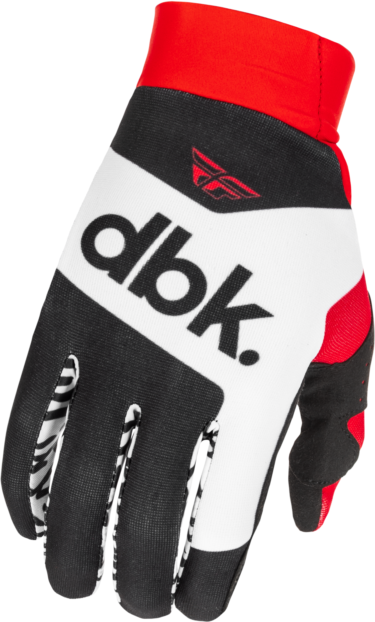 FLY Racing 2026 Pro Lite DBK Gloves Black/White/Red