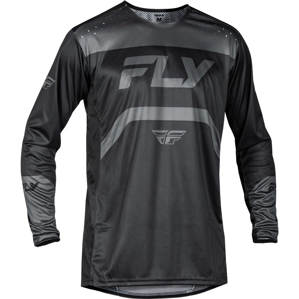 FLY Racing 2025 Youth Rayce Bicycle Jersey Pant Combo Black/Charcoal