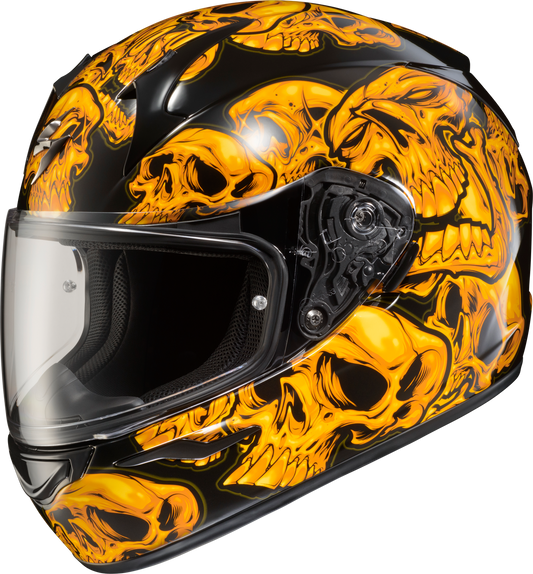 Scorpion EXO-R320 Full-Face Helmet - Skull-E Orange