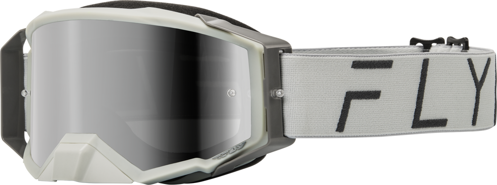 FLY RACING - 37-51910 - ZONE PRO GOGGLE GREY W/ GREY MIRROR/SMOKE LENS