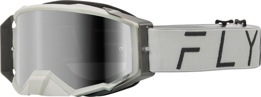 FLY RACING - 37-51910 - ZONE PRO GOGGLE GREY W/ GREY MIRROR/SMOKE LENS