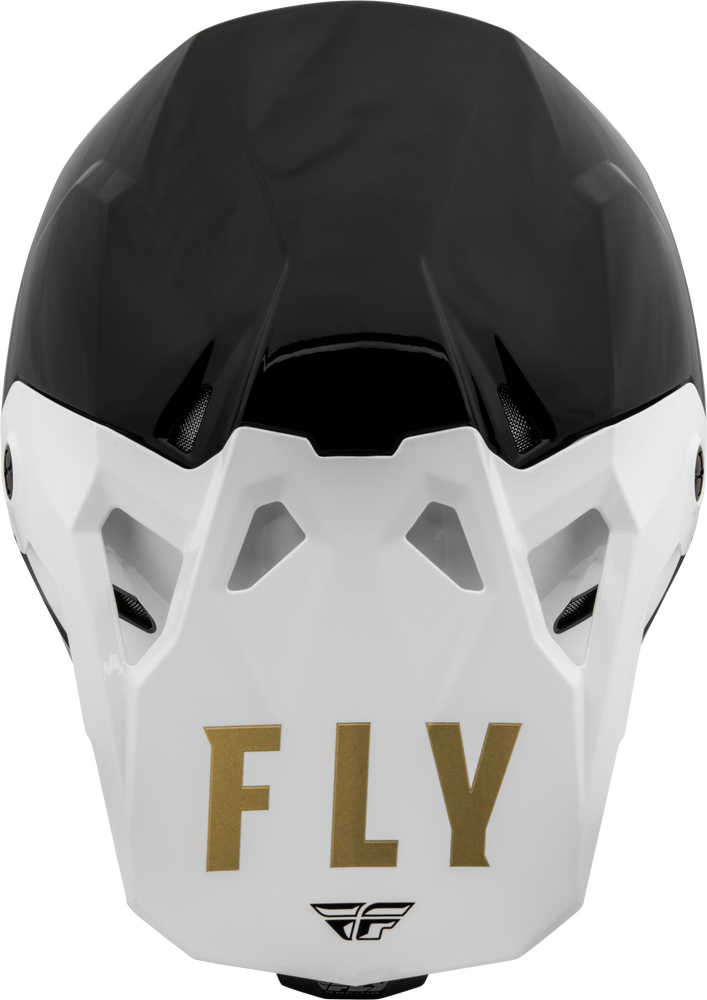 FLY Racing 2023 Formula CP Slant Offroad Helmet Black/White/Gold