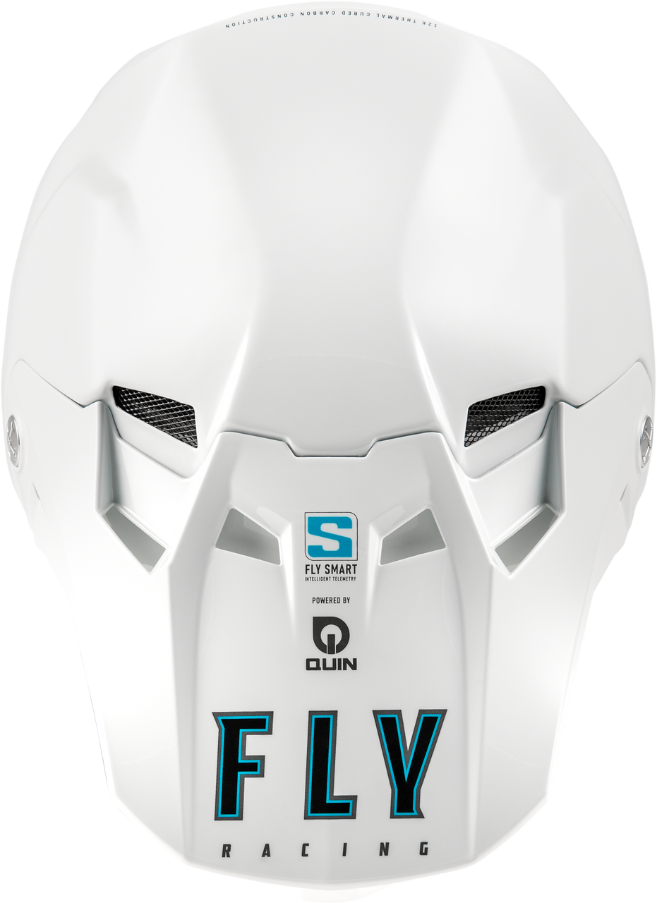FLY Racing 2025 Formula S Carbon Solid Helmet White
