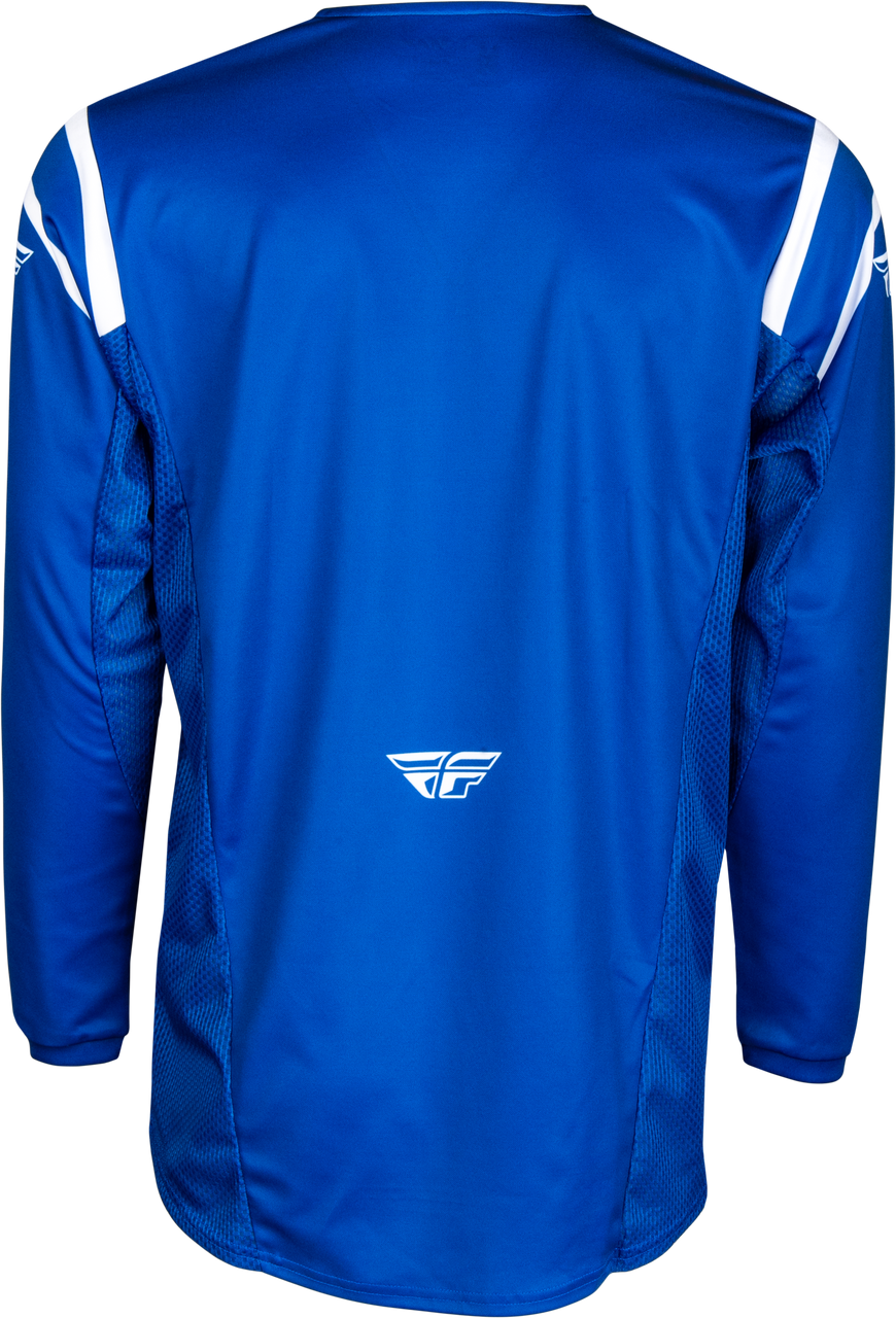 FLY Racing 2025 Kinetic Center Jersey Navy/White