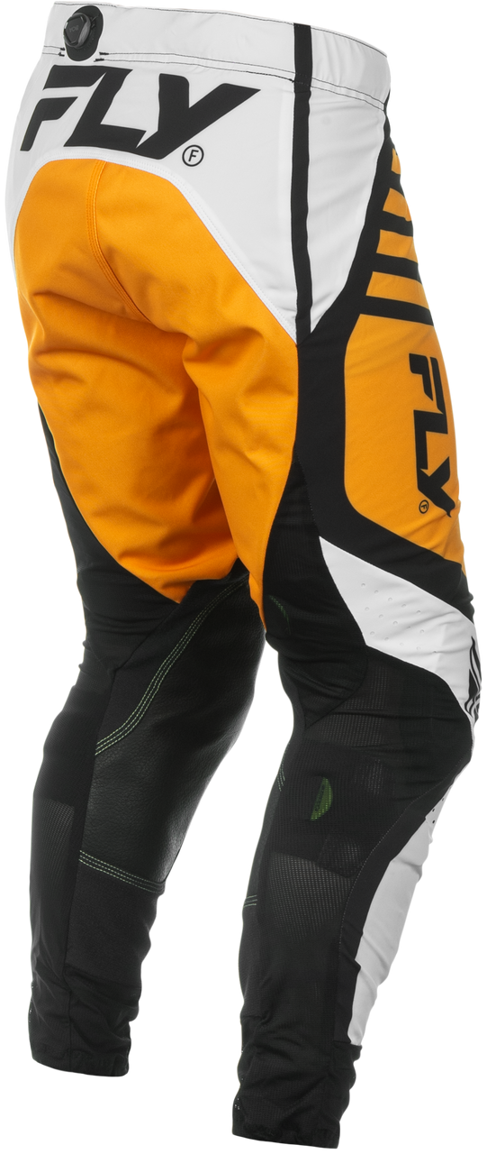 FLY Racing 2025 Lite Pant White/Black/Mustard