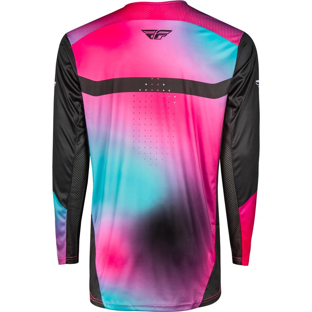 FLY Racing 2025 Youth Rayce Bicycle Jersey Pant Combo Fuschia/Black/Teal