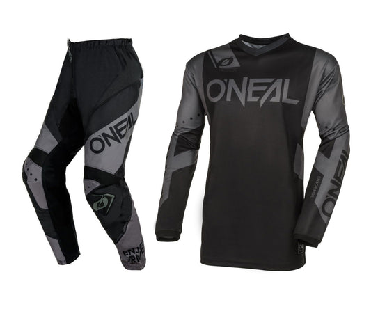O'Neal 2024 Youth Element Racewear Jersey Pant Combo - Black/Gray