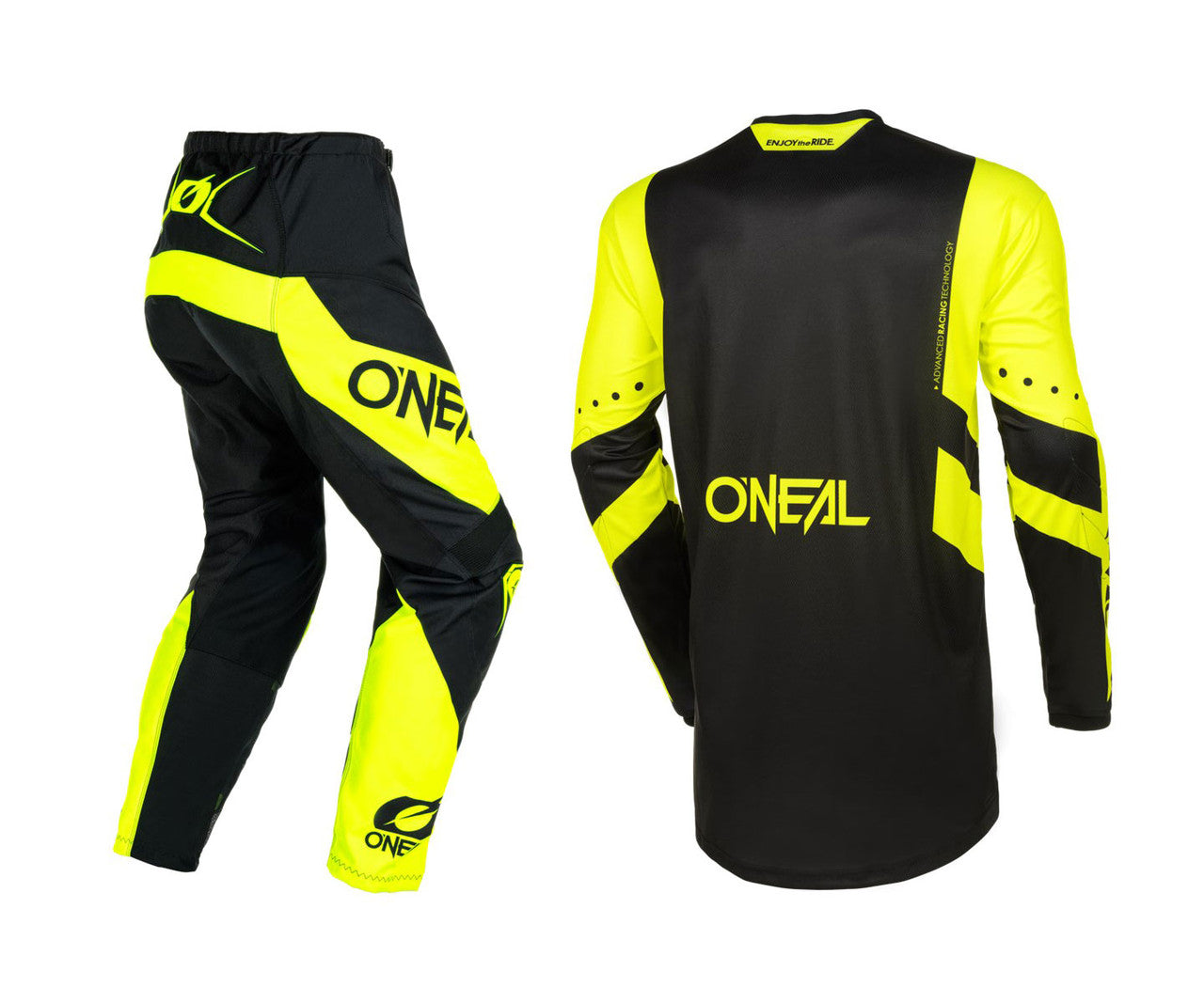 O'Neal 2024 Youth Element Racewear Jersey Pant Combo - Black/Neon
