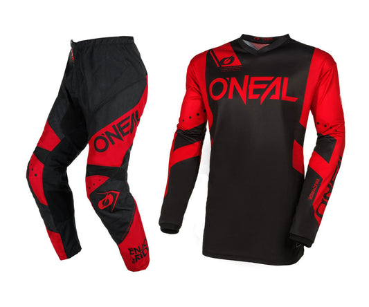 O'Neal 2024 Element Racewear Jersey Pant Combo - Black/Red